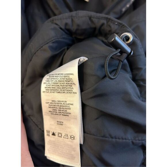 Columbia 100 Nylon puffer jacket xs black nylon no hood #69724 - Picture 7 of 9